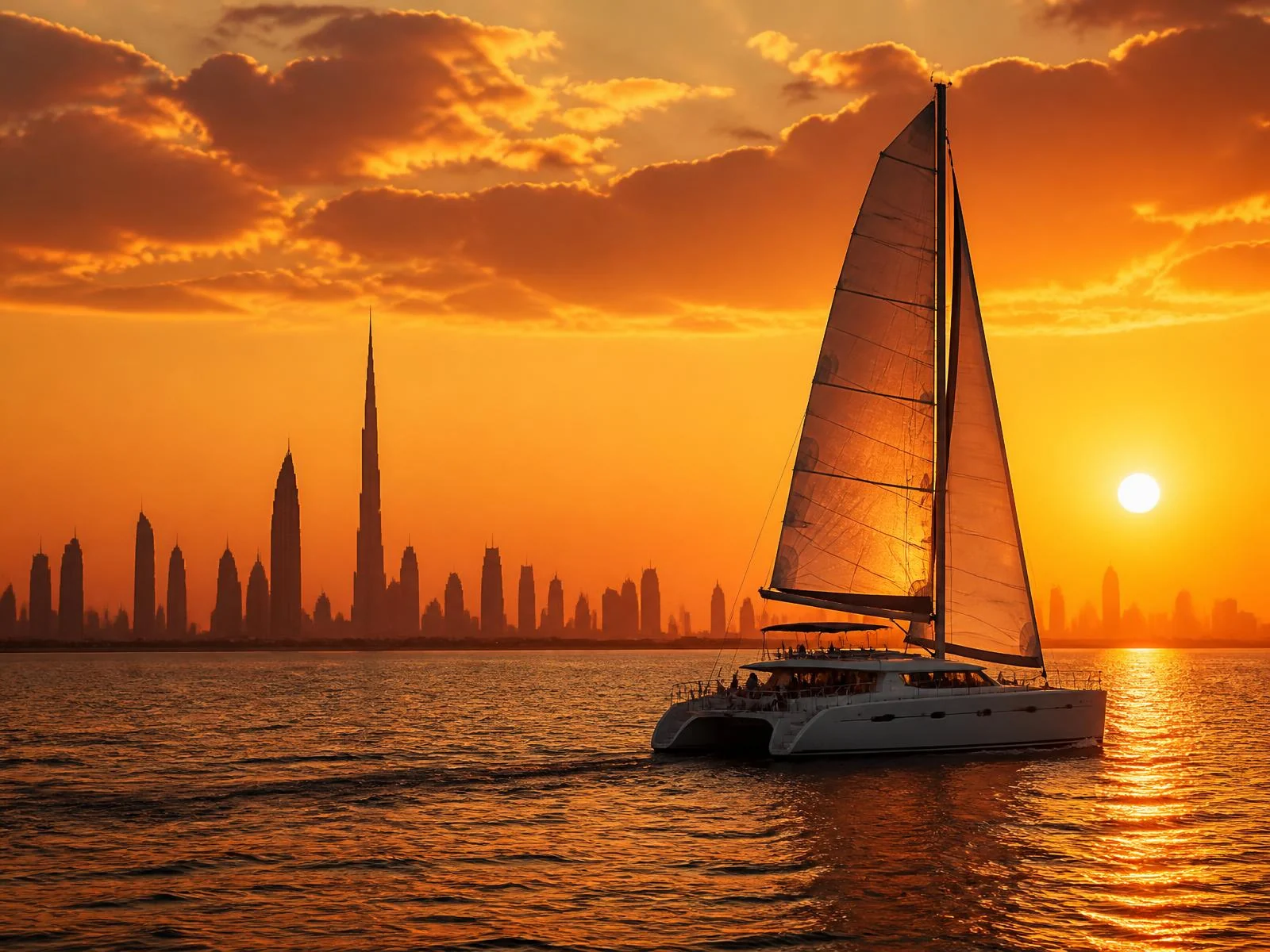 Sunset Catamaran Sail - Dubai